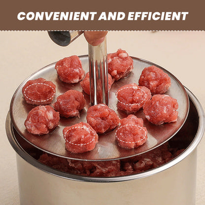 🔥 Last Day 50% OFF ✨ Stainless Steel Meatball Maker – Make 6 or 12 at Once!
