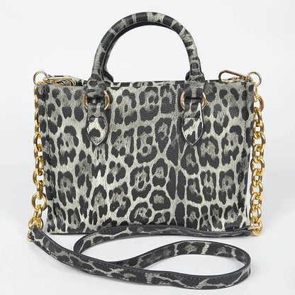 Faux Leo Tote Bag