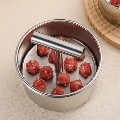 🔥 Last Day 50% OFF ✨ Stainless Steel Meatball Maker – Make 6 or 12 at Once!