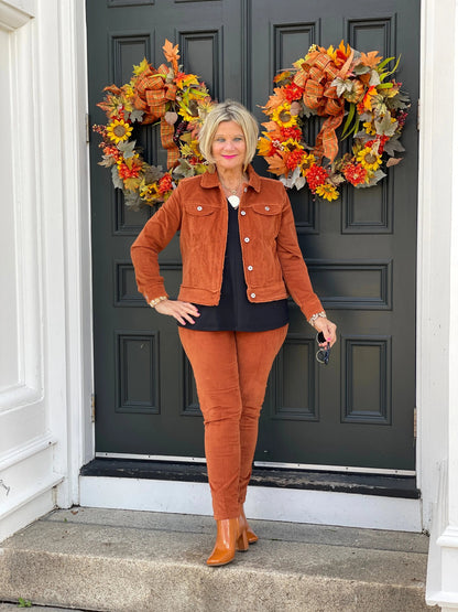 LULU-B  COPPER VELOUR JACKET