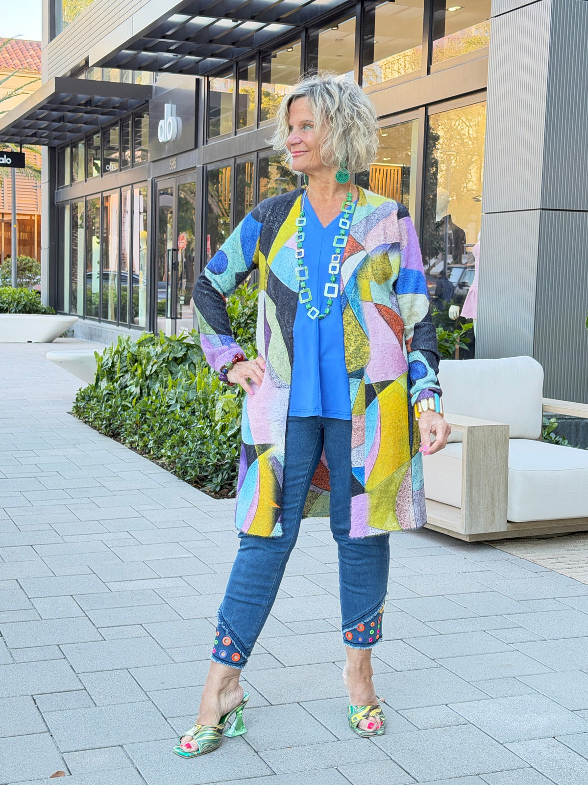 Ethyl Draped Open Front Cardi - Anticipate