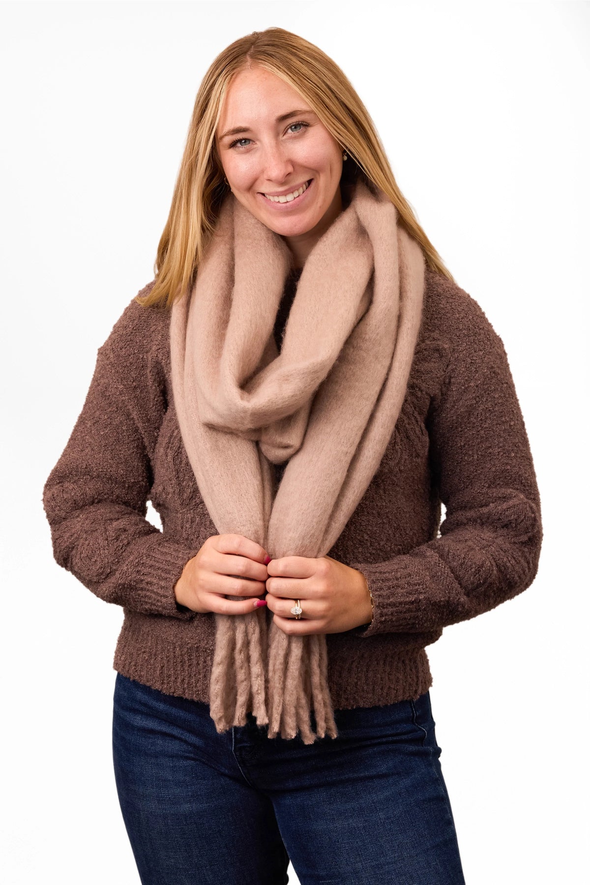 ALB Custom Women's Solid Fleece Scarf