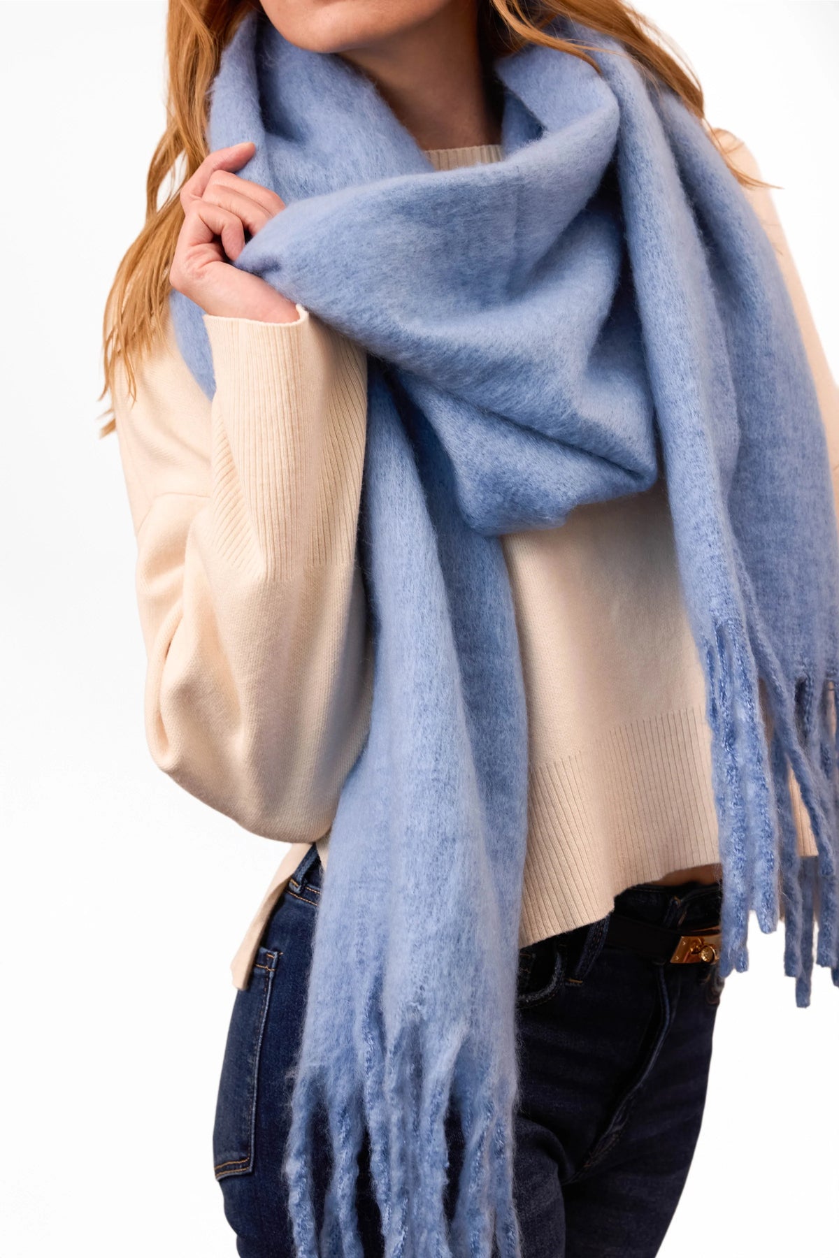 ALB Custom Women's Solid Fleece Scarf