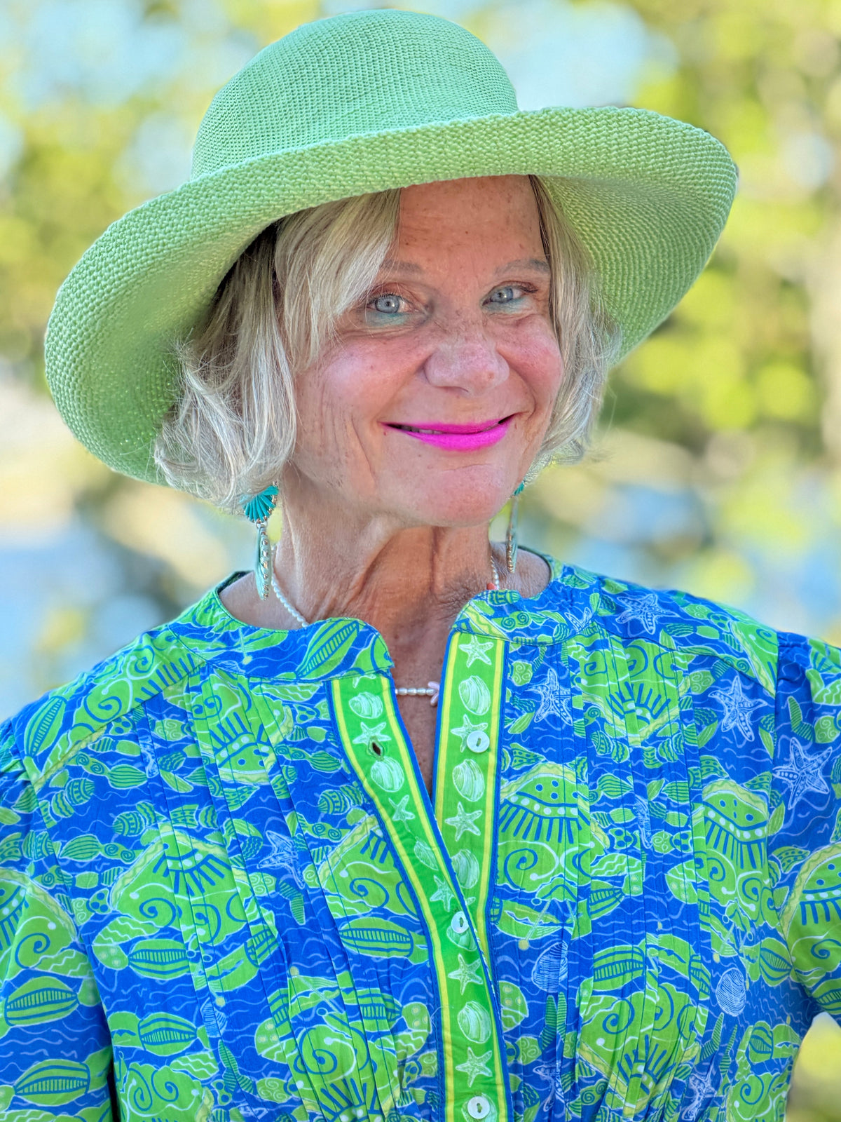 LULU-B LIME HAT