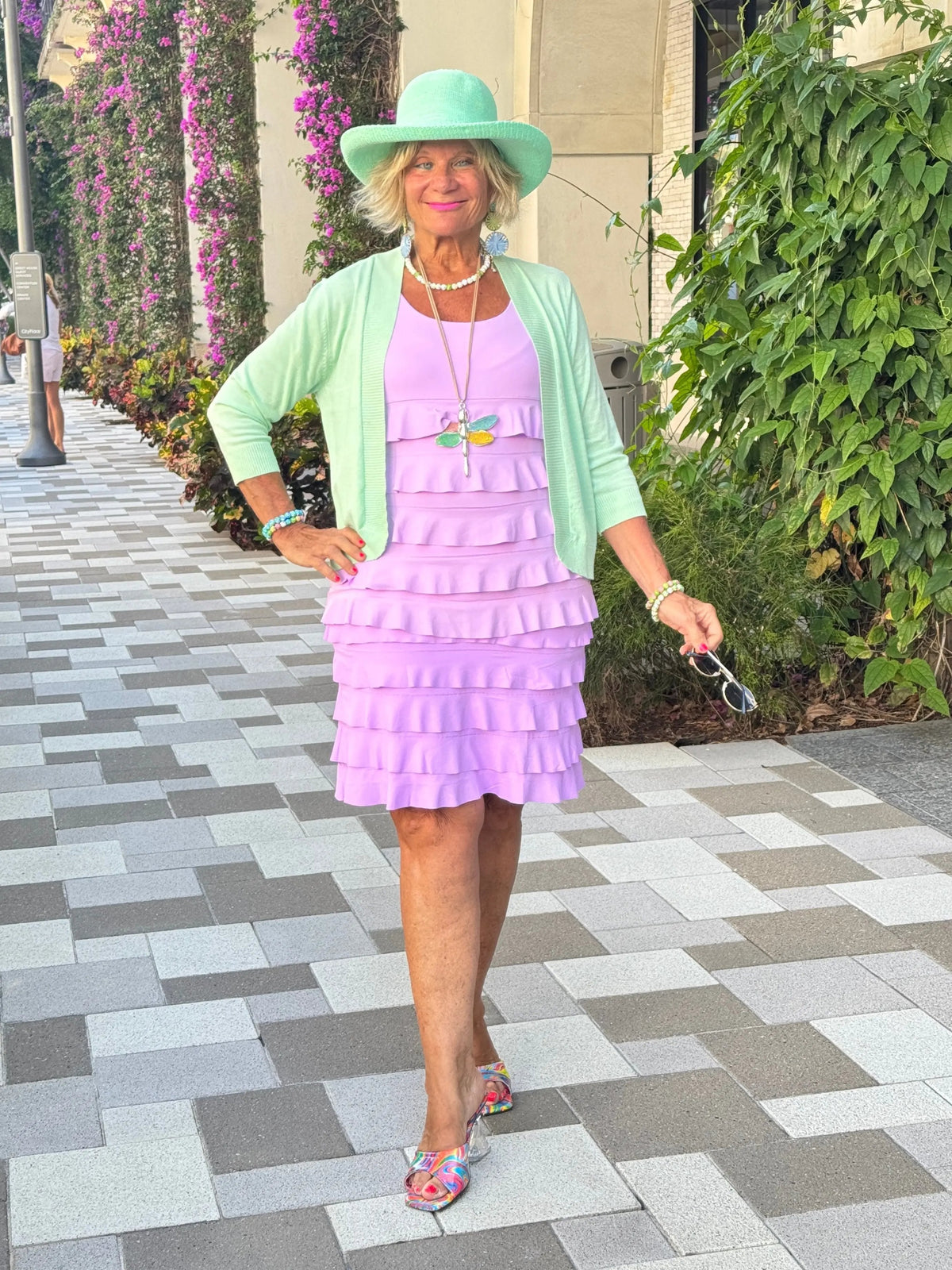LULU-B LILAC CHA CHA SKORT