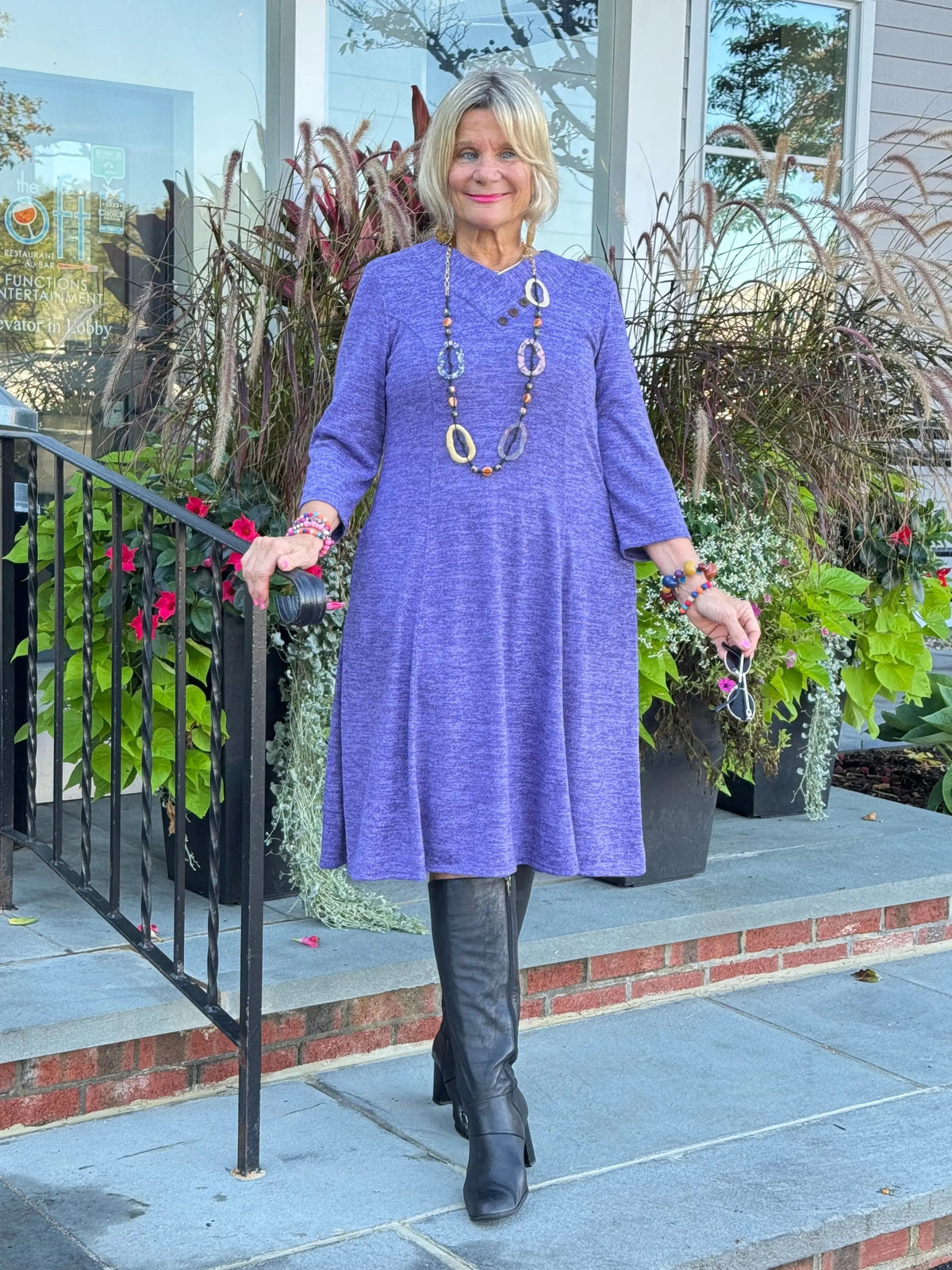 FALL MAGIC PURPLE DRESS