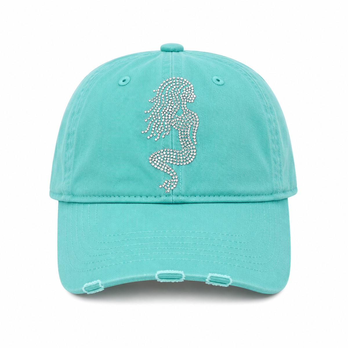 LIGHT BLUE MERMAID BLING HAT