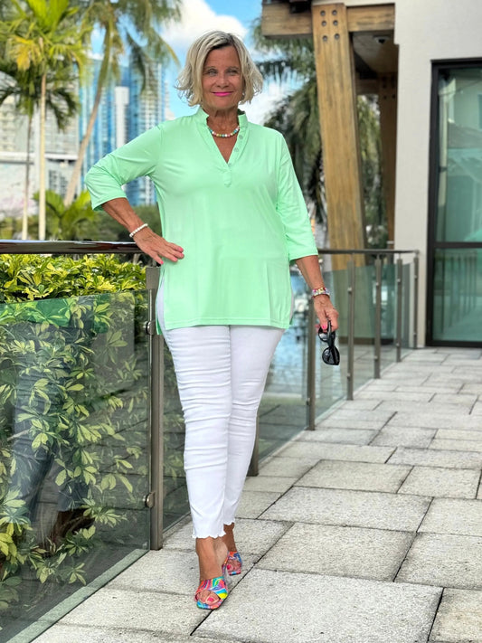 CLEAR LIME TUNIC