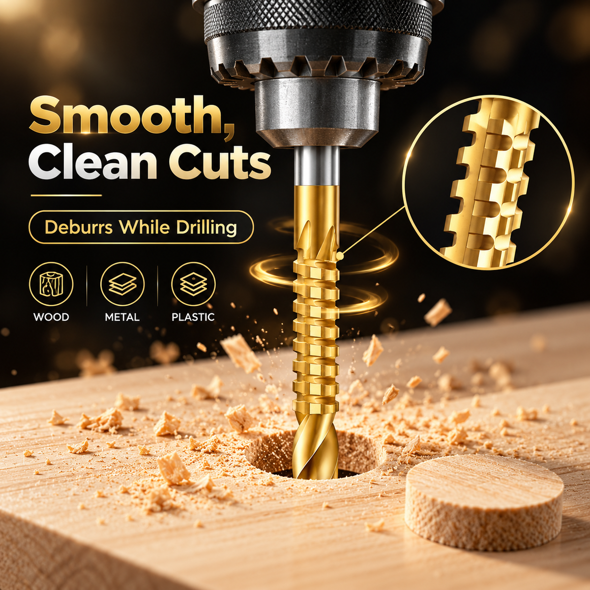 🔥 Summer Sale – 6-Piece M35 Cobalt Drill Bit Set – High-Speed Steel for Metal & DIY