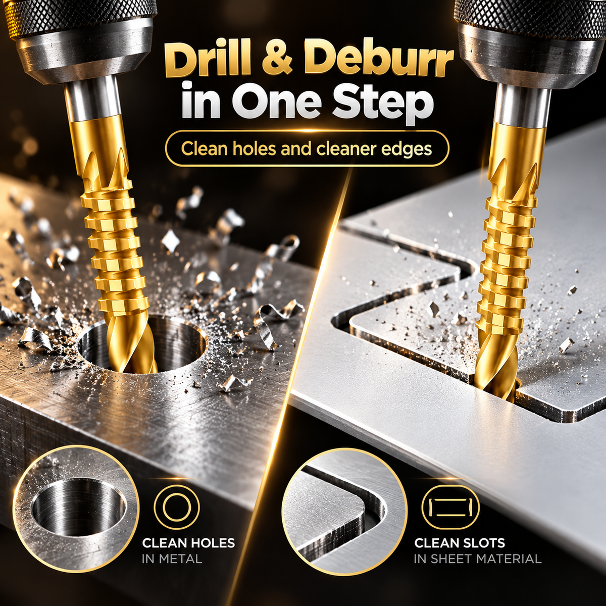 🔥 Summer Sale – 6-Piece M35 Cobalt Drill Bit Set – High-Speed Steel for Metal & DIY