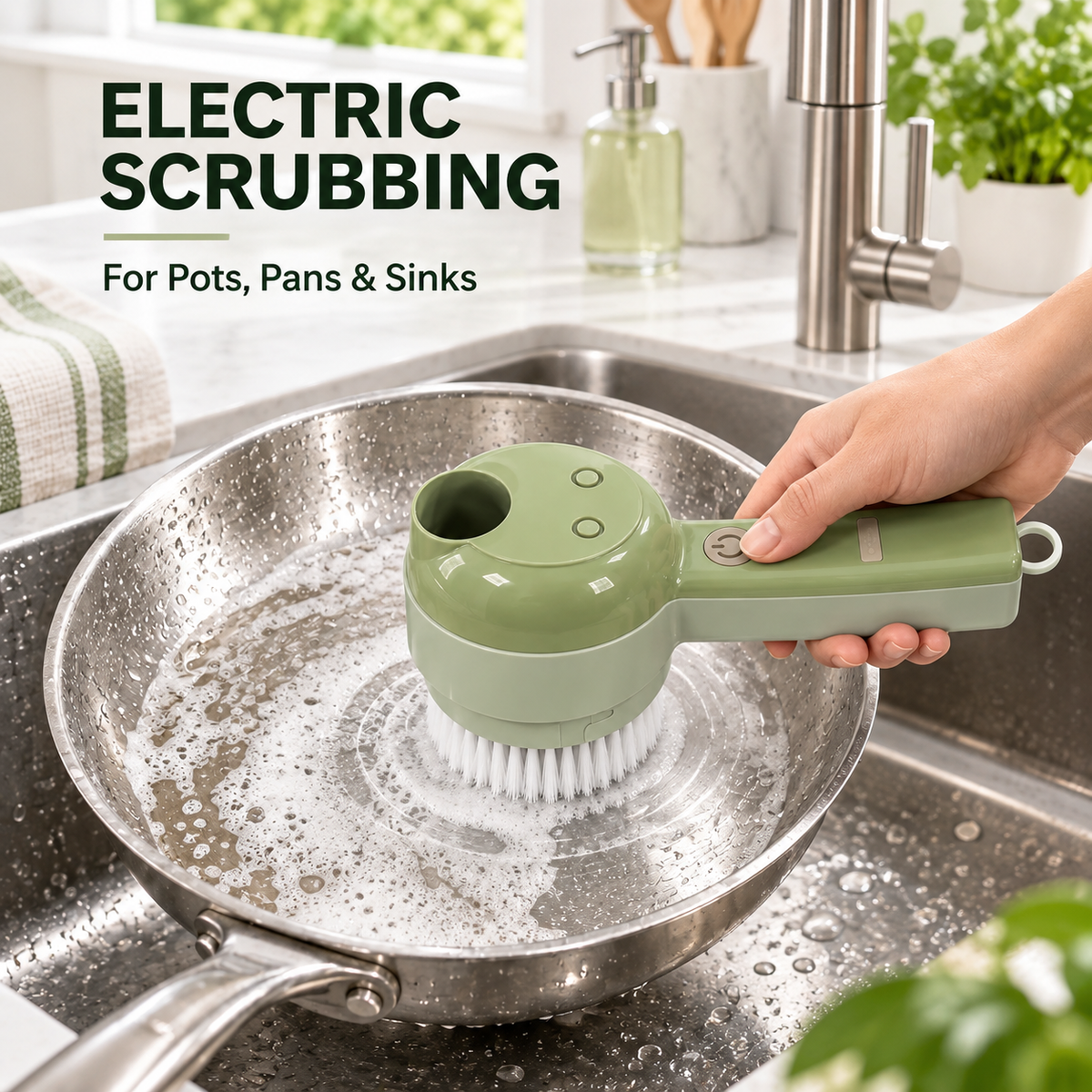 🔥 Final Day Sale – 6-in-1 Electric Kitchen Prep Tool – Chop, Slice, Peel & Scrub with One Tool