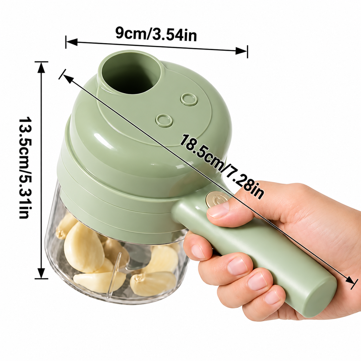 🔥 Final Day Sale – 6-in-1 Electric Kitchen Prep Tool – Chop, Slice, Peel & Scrub with One Tool
