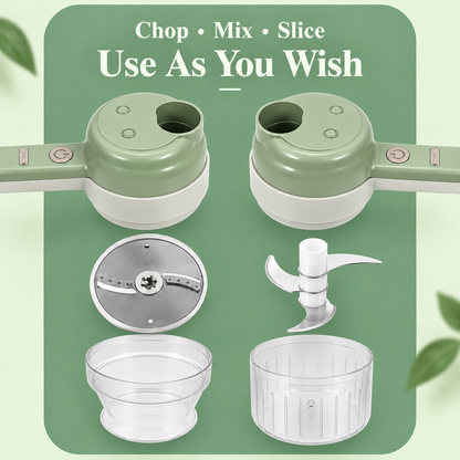 🔥 Final Day Sale – 6-in-1 Electric Kitchen Prep Tool – Chop, Slice, Peel & Scrub with One Tool