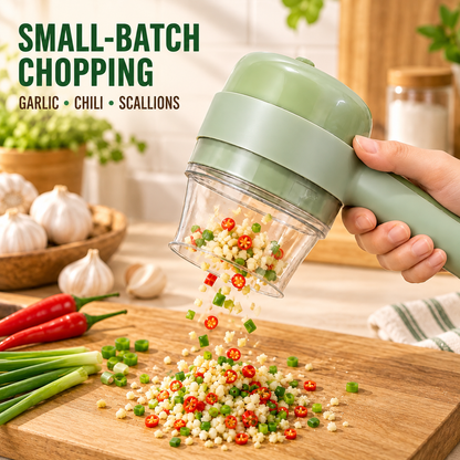 🔥 Final Day Sale – 6-in-1 Electric Kitchen Prep Tool – Chop, Slice, Peel & Scrub with One Tool