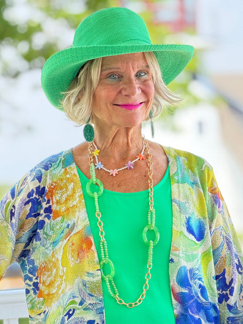 Lulu B Coastal Green Hat