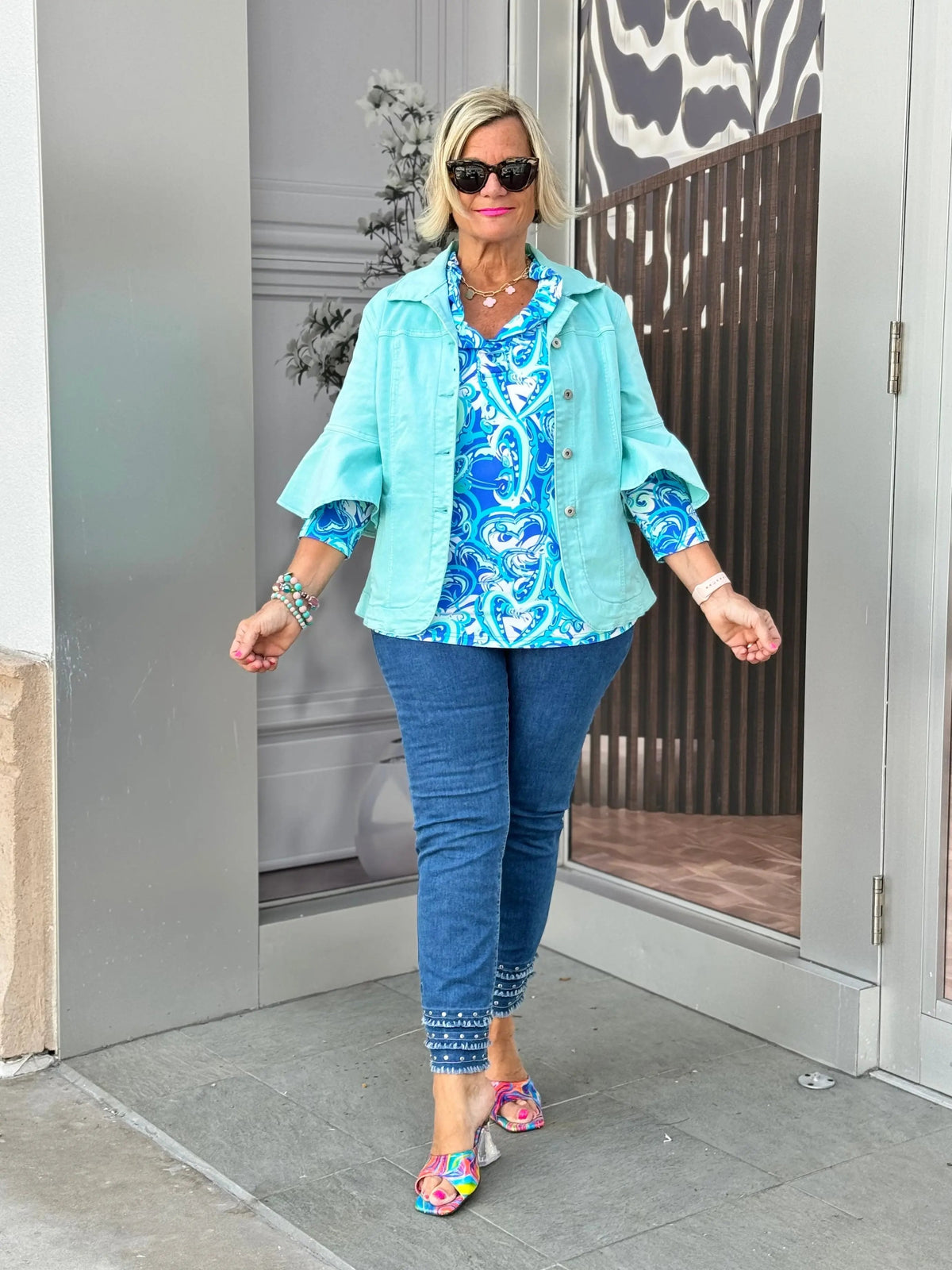 Ethyl Easy Going Jacket - Snowflake