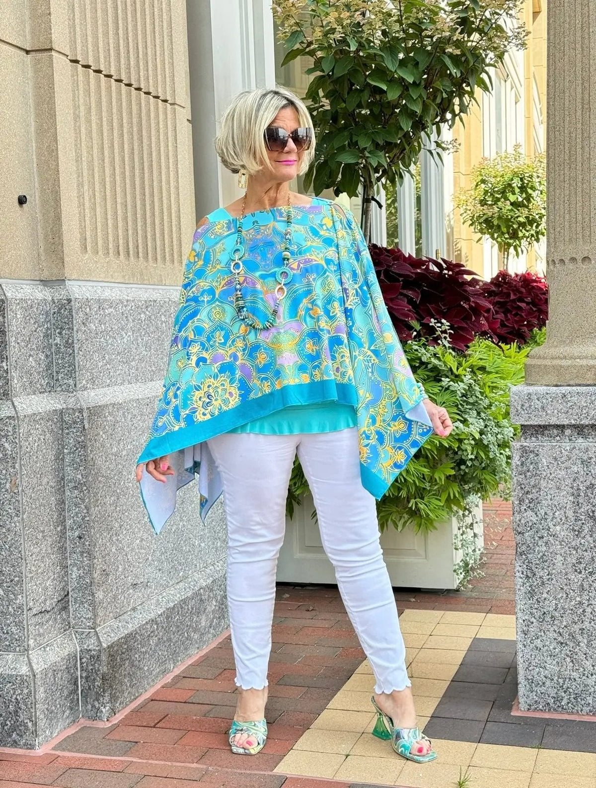 AQUA MARINE SEVEN WAY SCARF