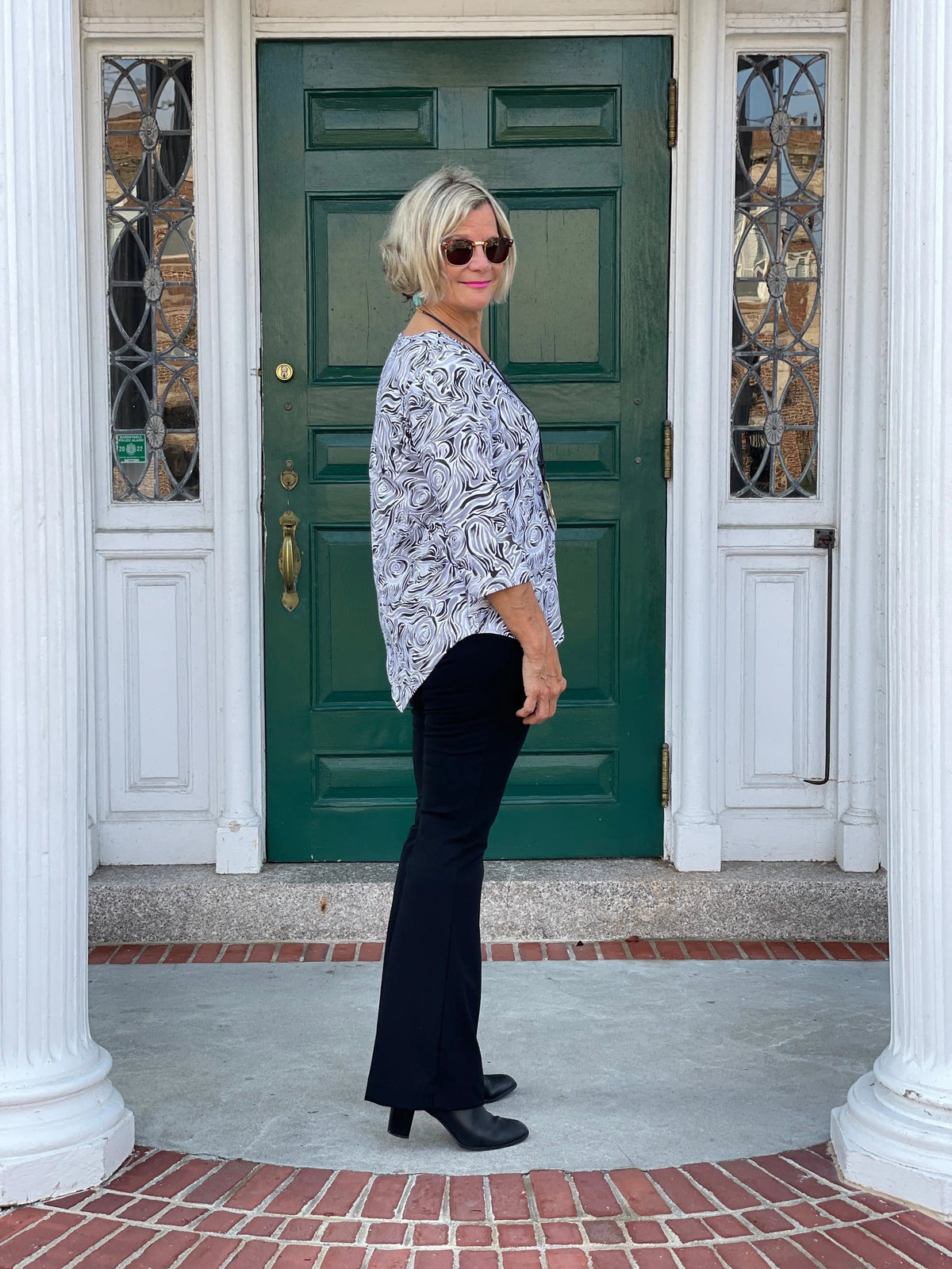 ELEGANT EXPRESSIONS ASYMMETRIC TOP