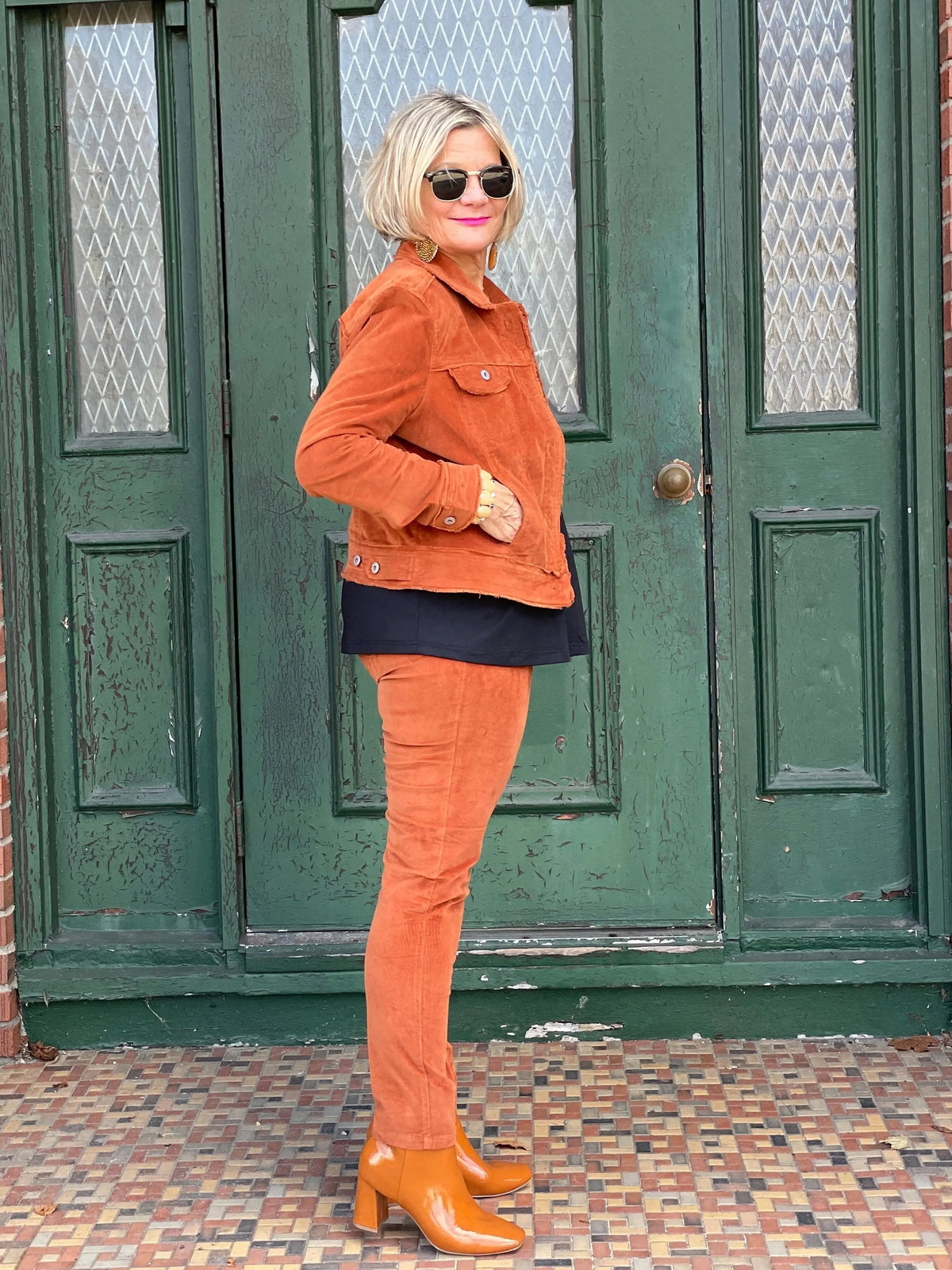 LULU-B  COPPER VELOUR JACKET