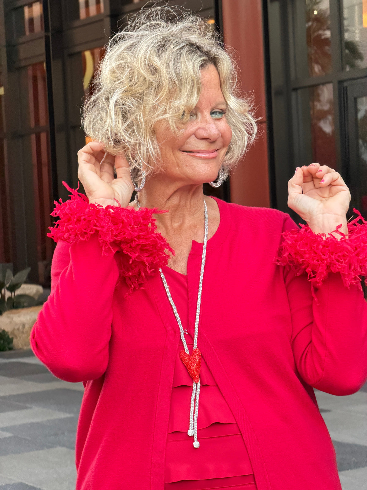 LULU-B CRIMSON RED CHA CHA MAXI