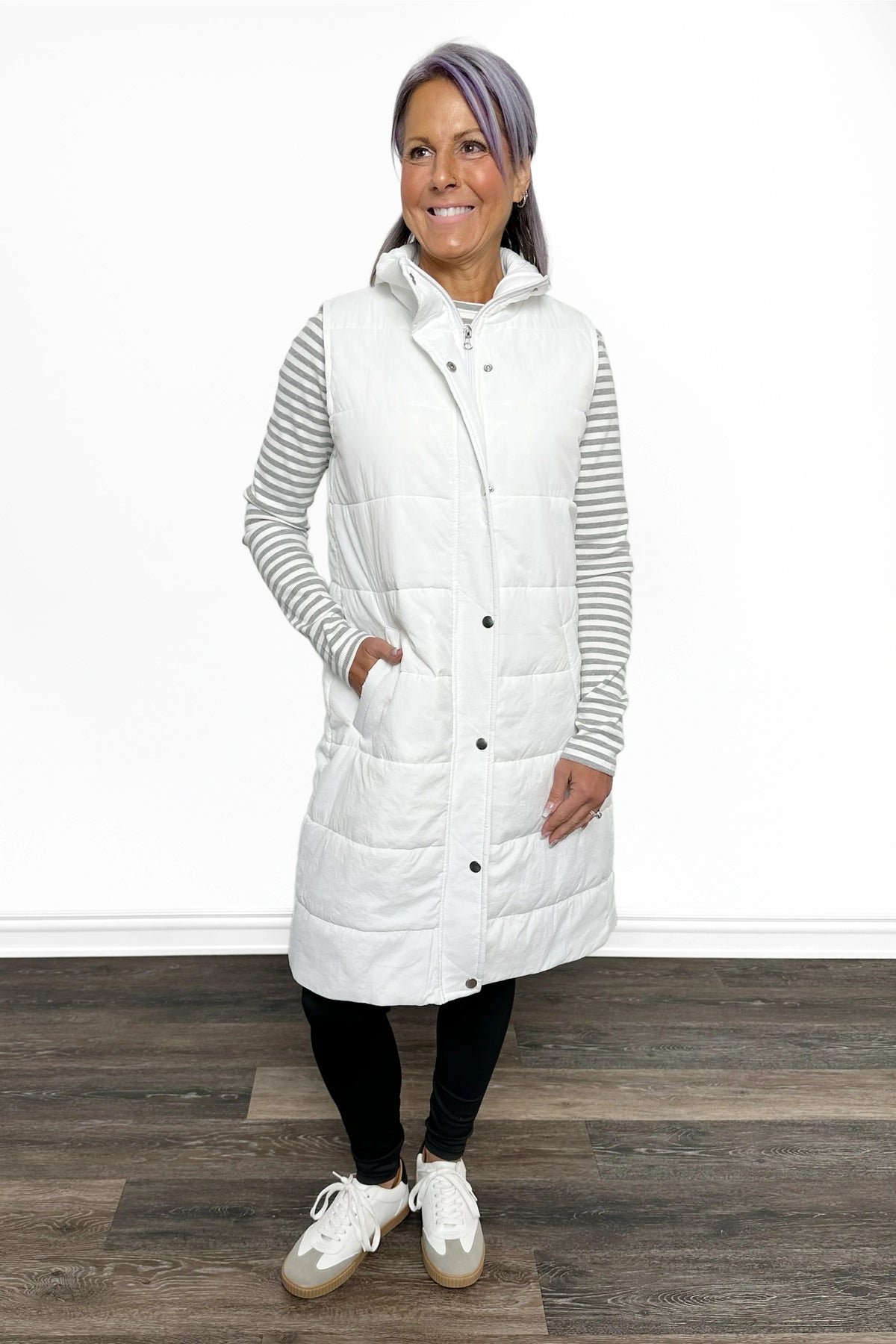 ALB Custom Women's Long Puffer Vest