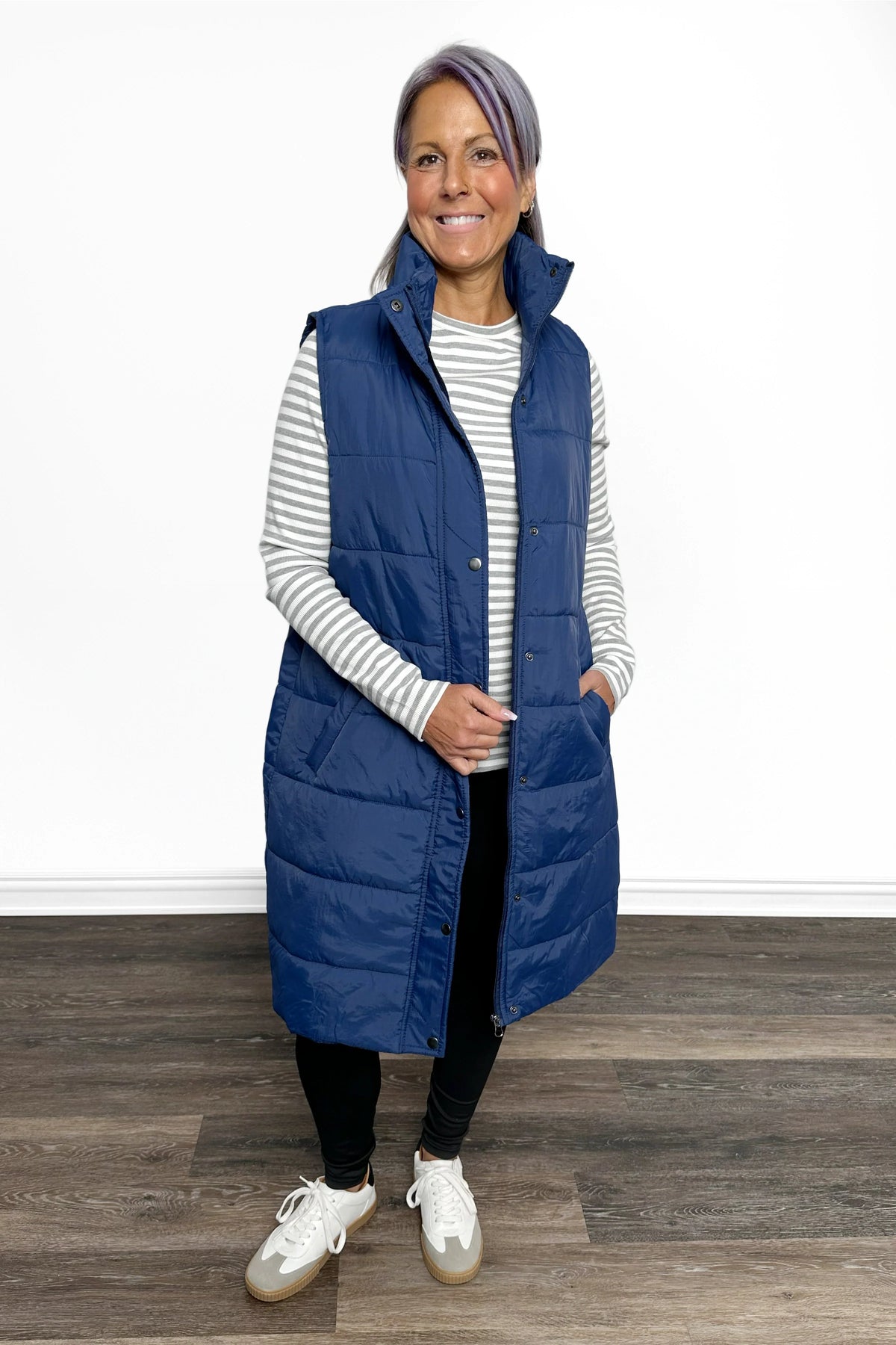 ALB Custom Women's Long Puffer Vest
