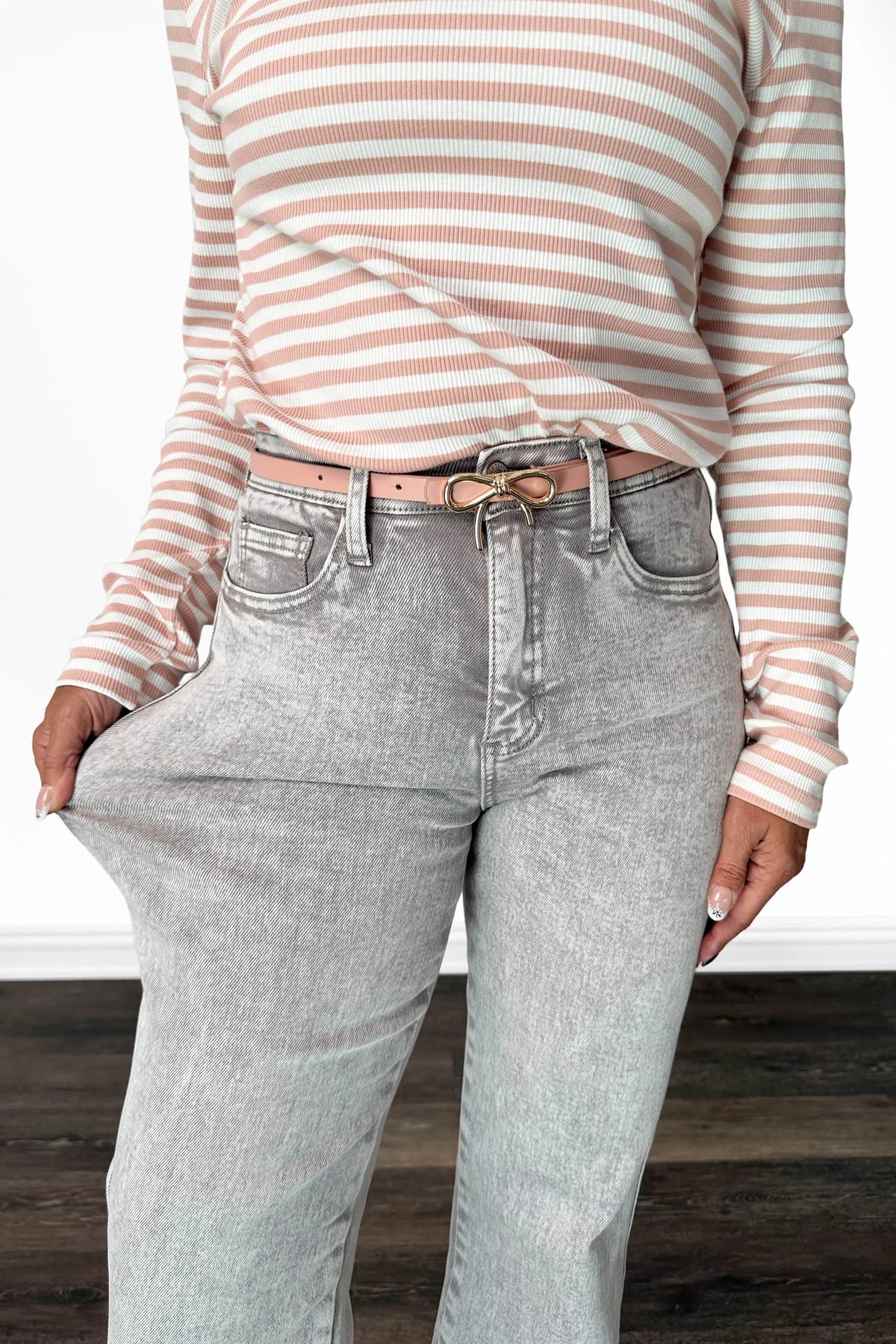 The Maisie High-Rise Tummy Control Straight Leg Denim