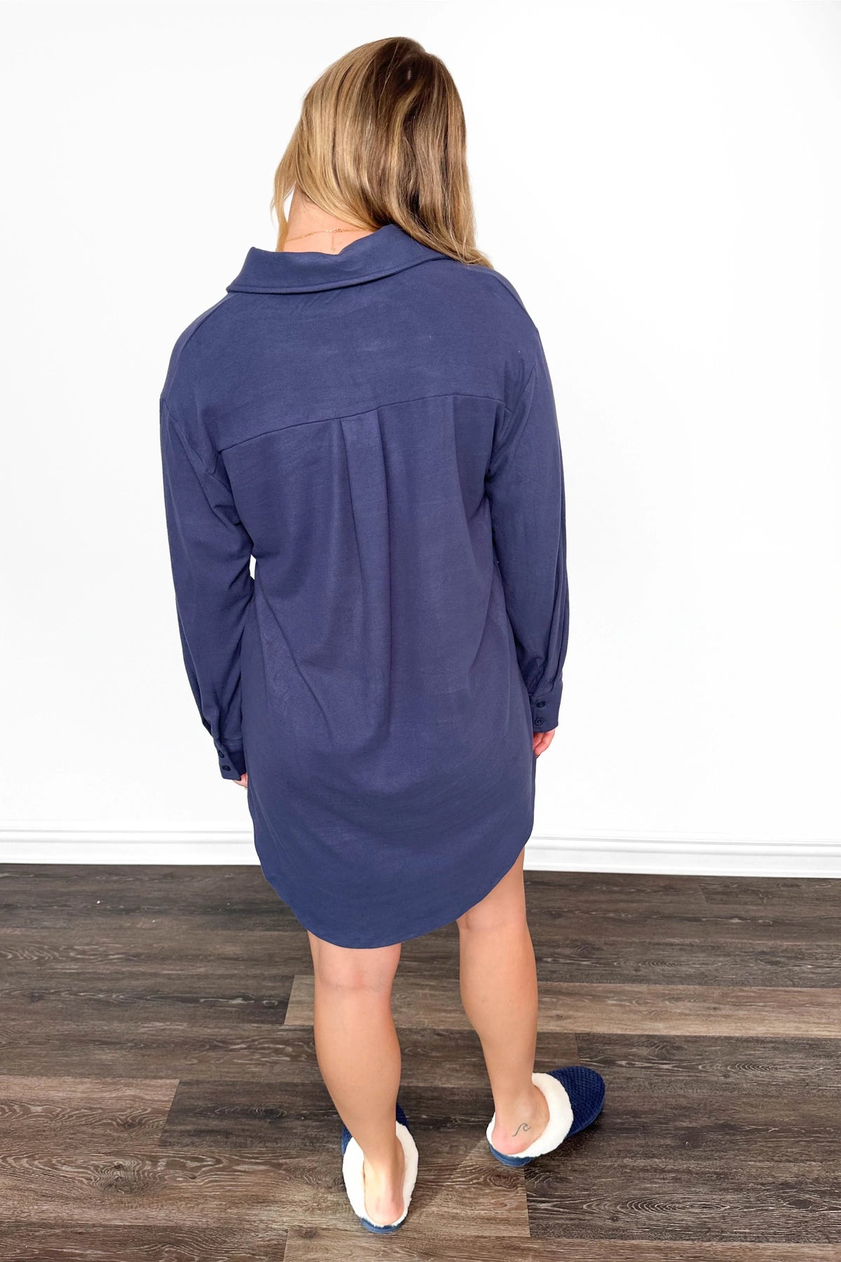 ALB Custom Women's Casual Collared Nightshirt