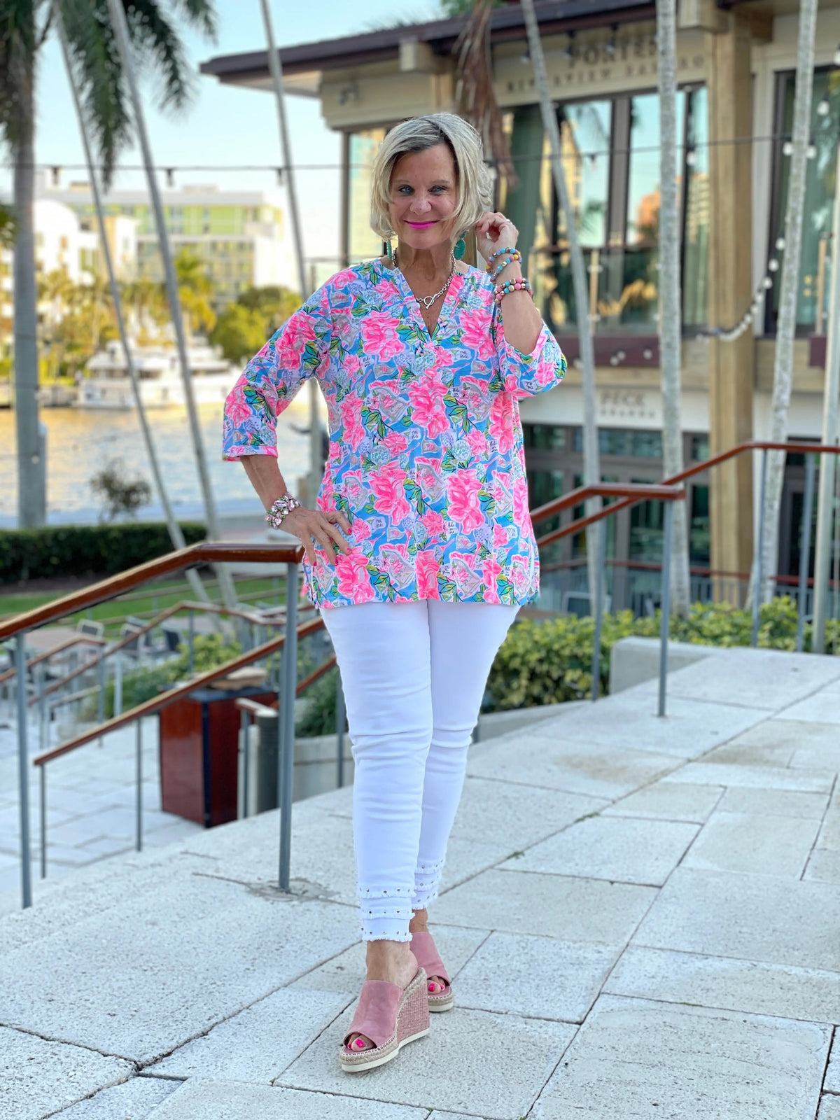 GOLFING IN STYLE TUNIC TOP