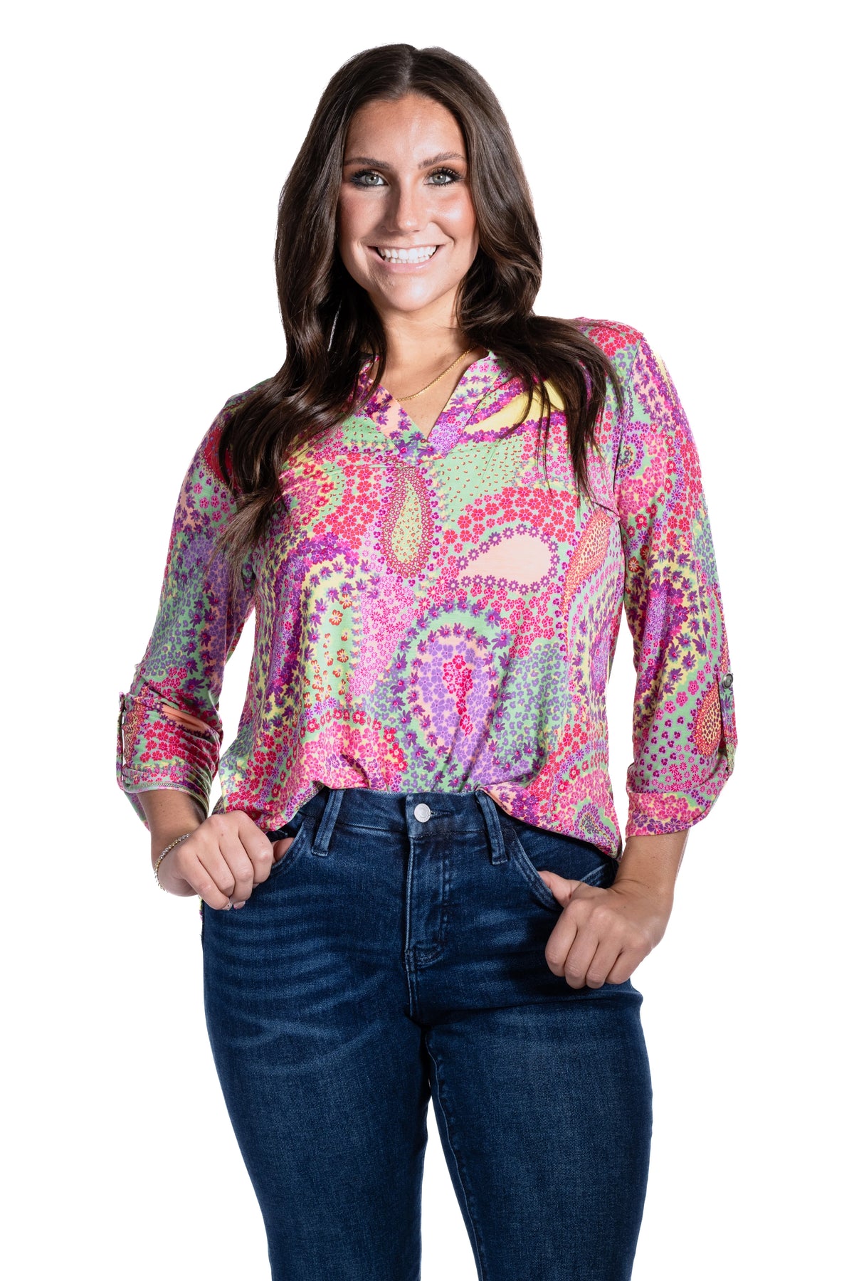 Lizzy Women's 3/4 Sleeve Top