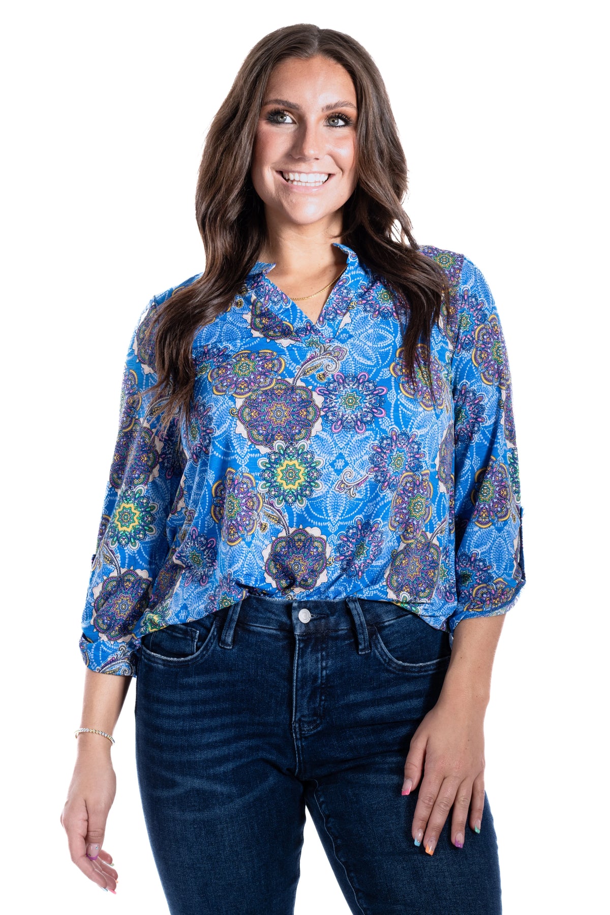 Lizzy Women's 3/4 Sleeve Top