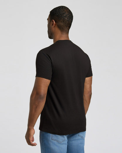 Black & White Short Classic Crew Neck 6-Pack