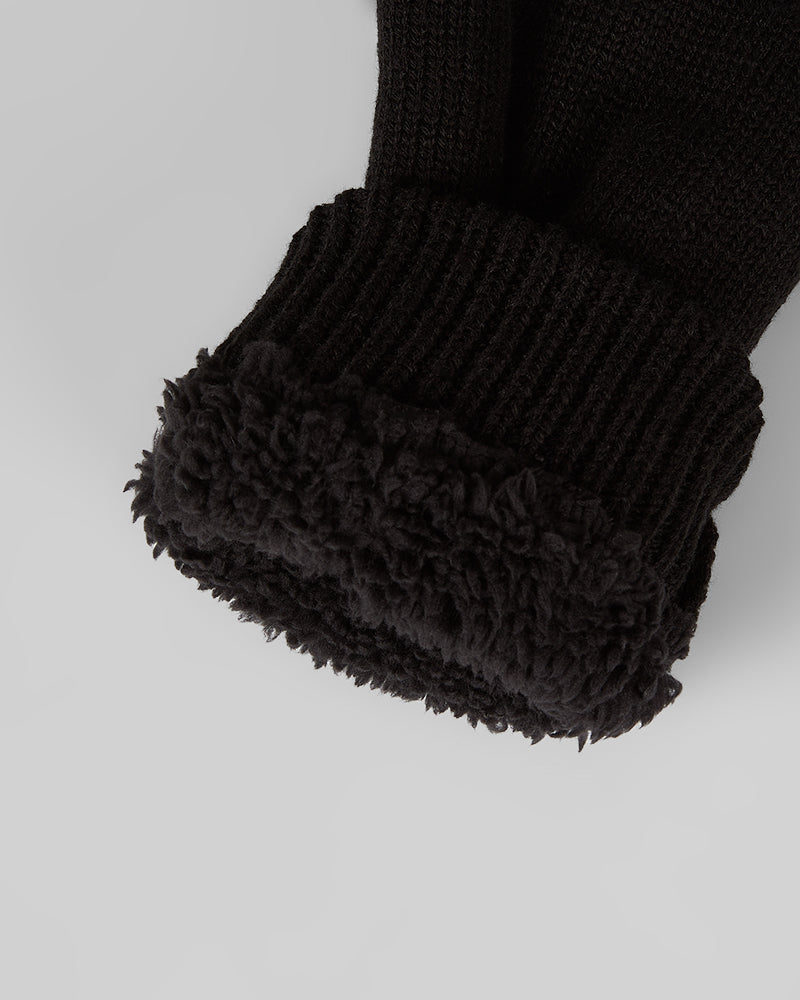 CABLE KNIT MITTENS