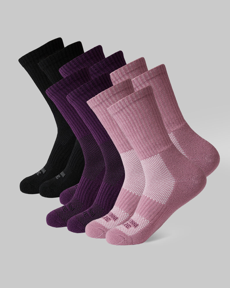 WOMEN'S 5-PACK COOL COMFORT CREW SOCKS