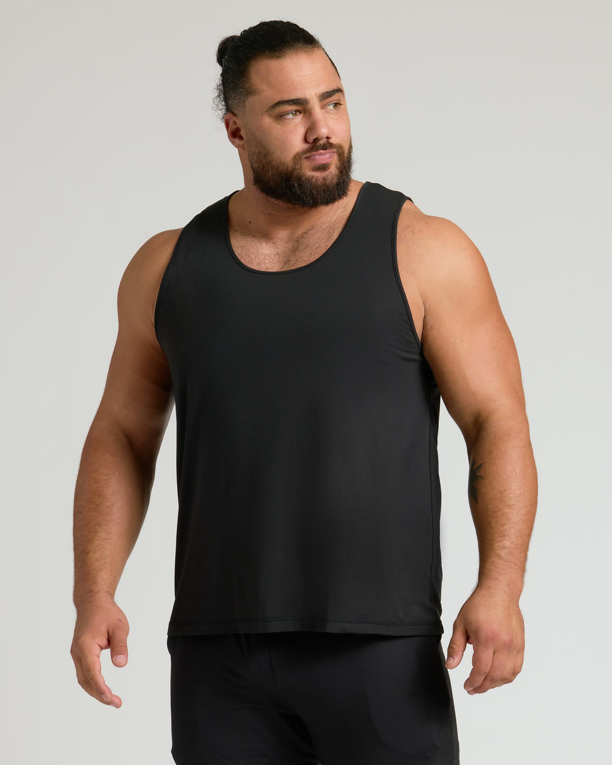 Black & Navy Sleeveless Active Mesh Tank 2-Pack