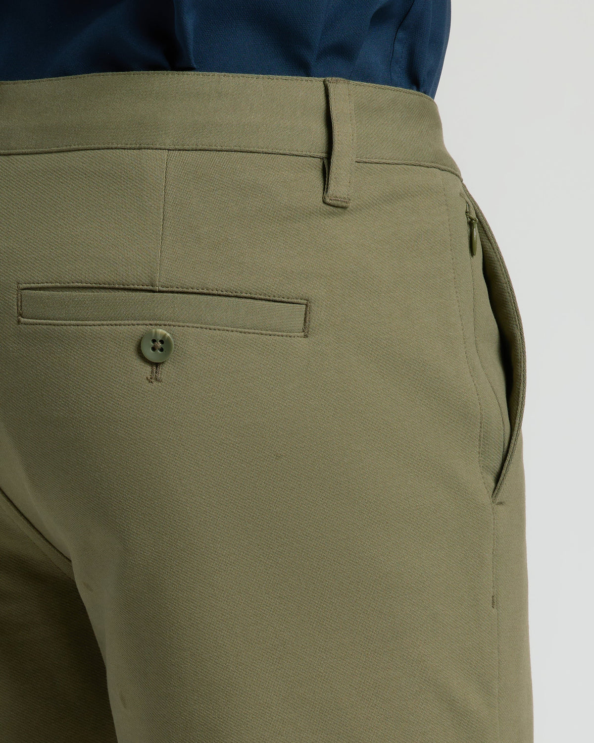 7 Military Green Classic Chino Shorts
