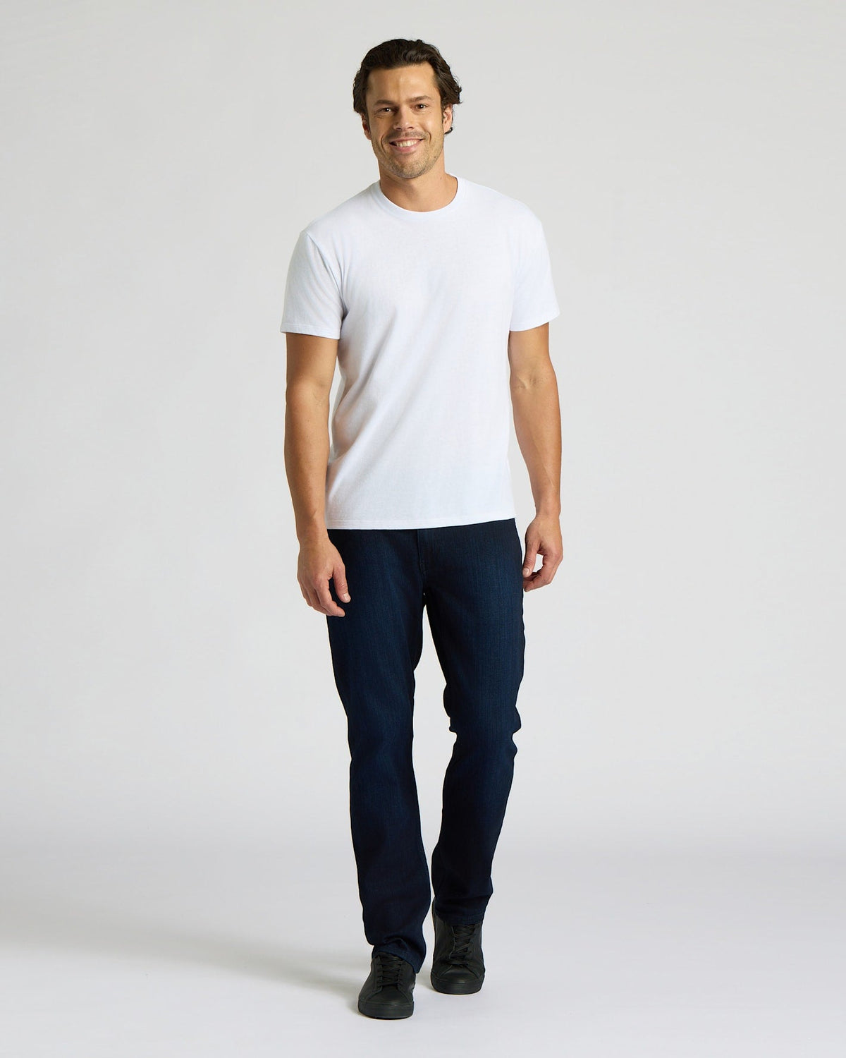 All White Short Classic Crew Neck 6-Pack