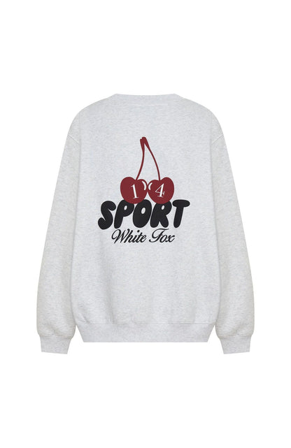 Club 14 Peyton Oversized Sweater Grey Marle