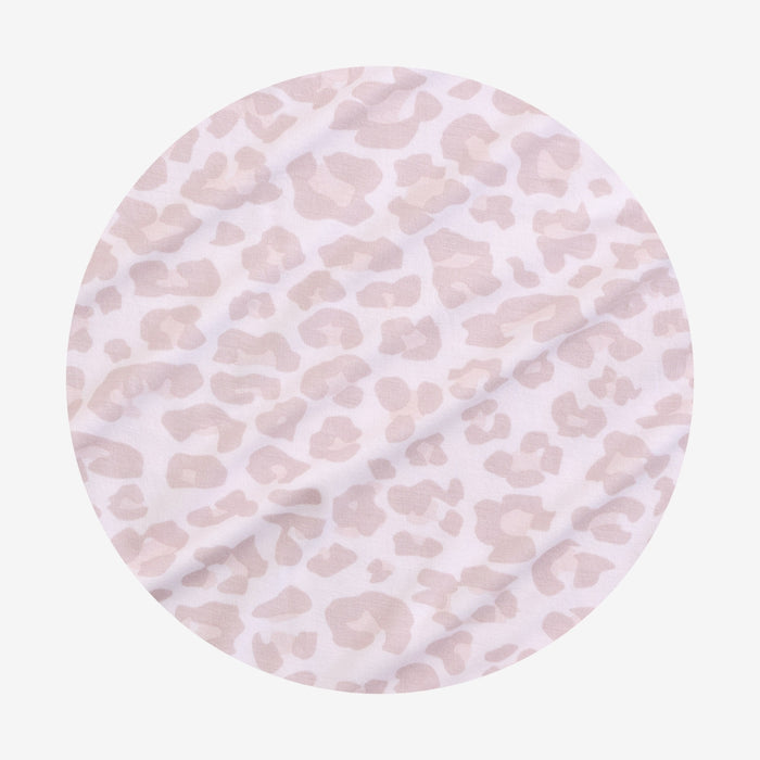pink leopard spots themed print swatch