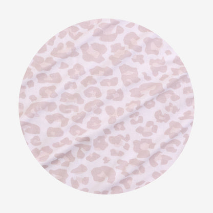 pink leopard spots themed print swatch