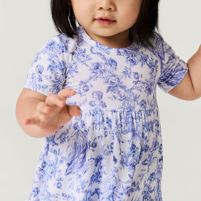 Briar Ruffled Twirl Bodysuit Dress