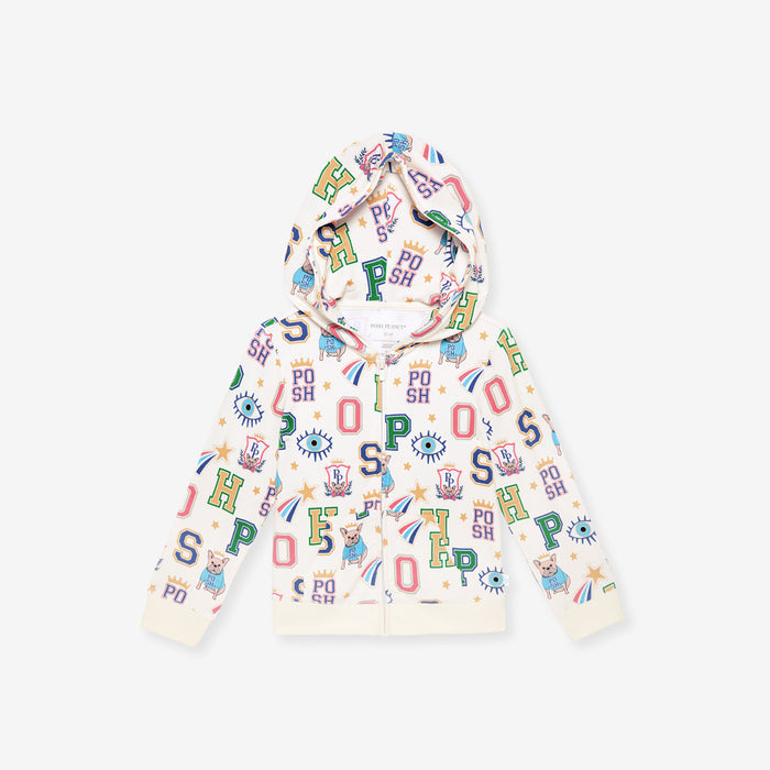 Brooke French Terry Zippered Hoodie