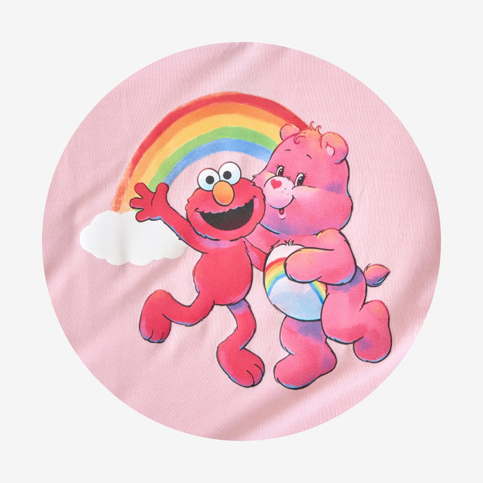 Care Bears™ Cheer Friends French Terry Ruffled Zippered Graphic Hoodie