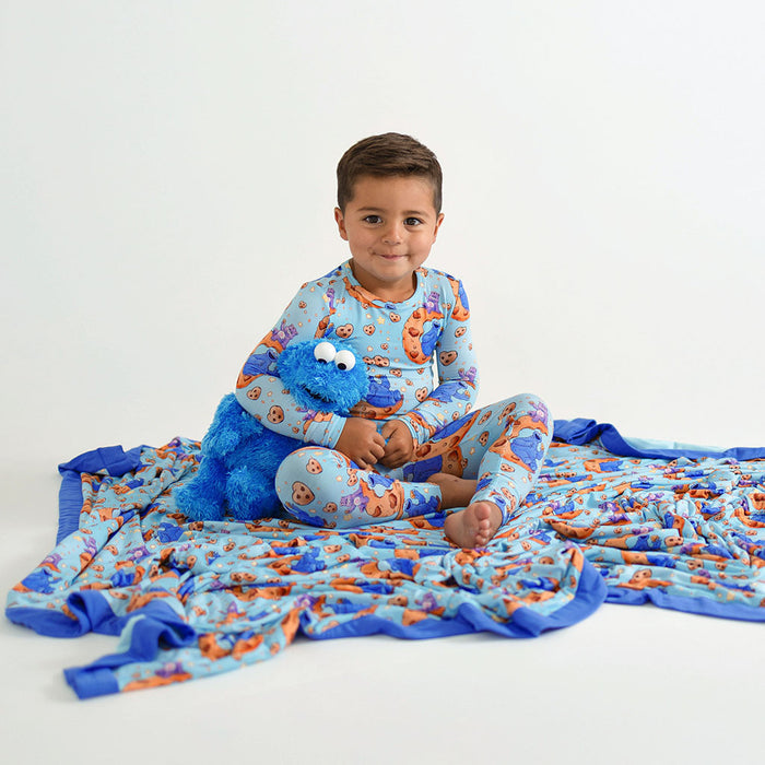 Care Bears™ Share Bear & Cookie Monster Luxe Patoo® Blanket