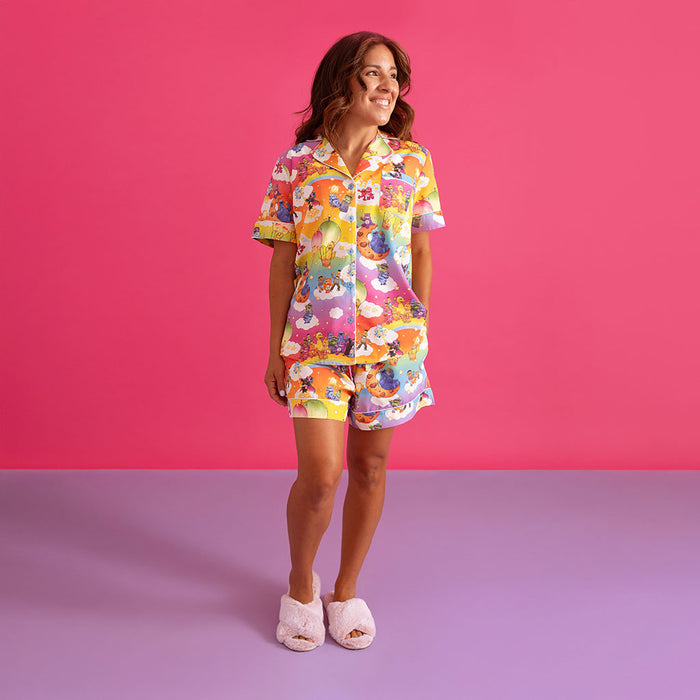 Care Bears™ x Sesame Friends Women's Twill Pajama Short Set