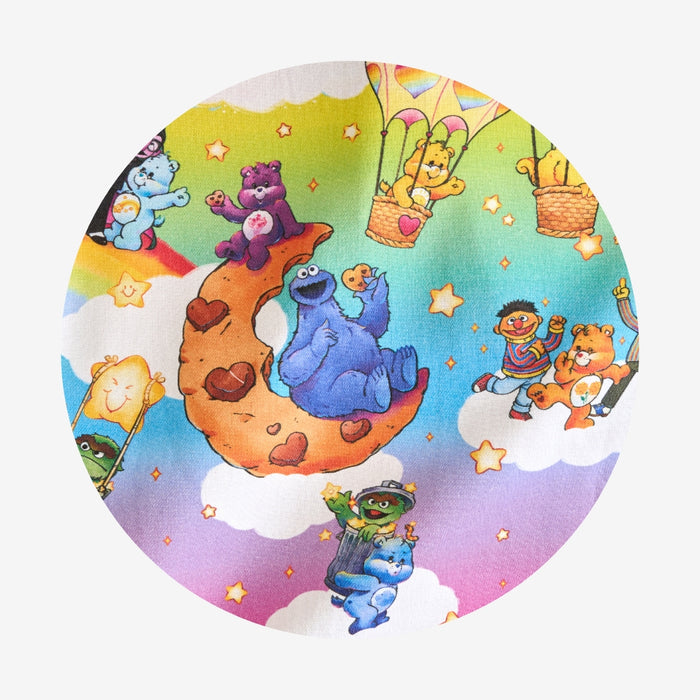 Care Bears™ x Sesame Friends Women's Twill Pajama Short Set