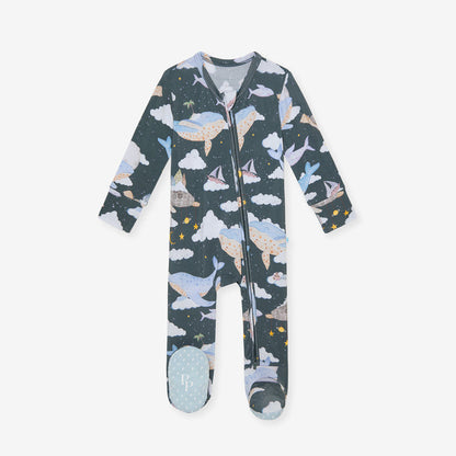 Caspian Footie Zippered One Piece