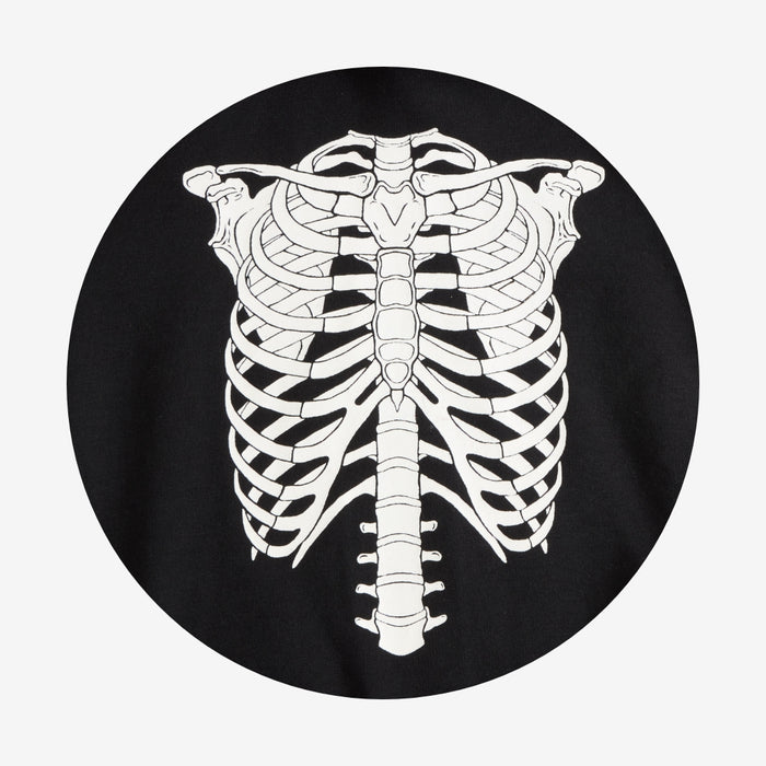 Classic Skelly Fleece Hooded Romper