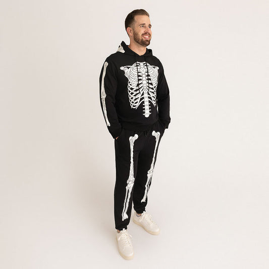Classic Skelly Men's Fleece Hoodie Jogger Set