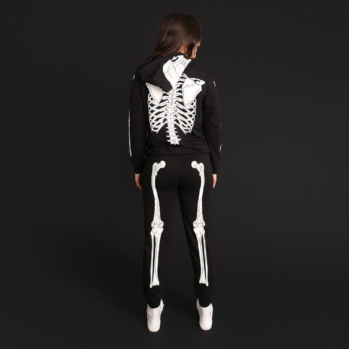 Classic Skelly Women's Fleece Hoodie Jogger Set